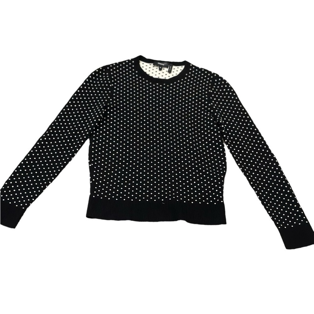 Theory Polka Dot Women’s Sweater Tag Size M - Picture 7 of 11